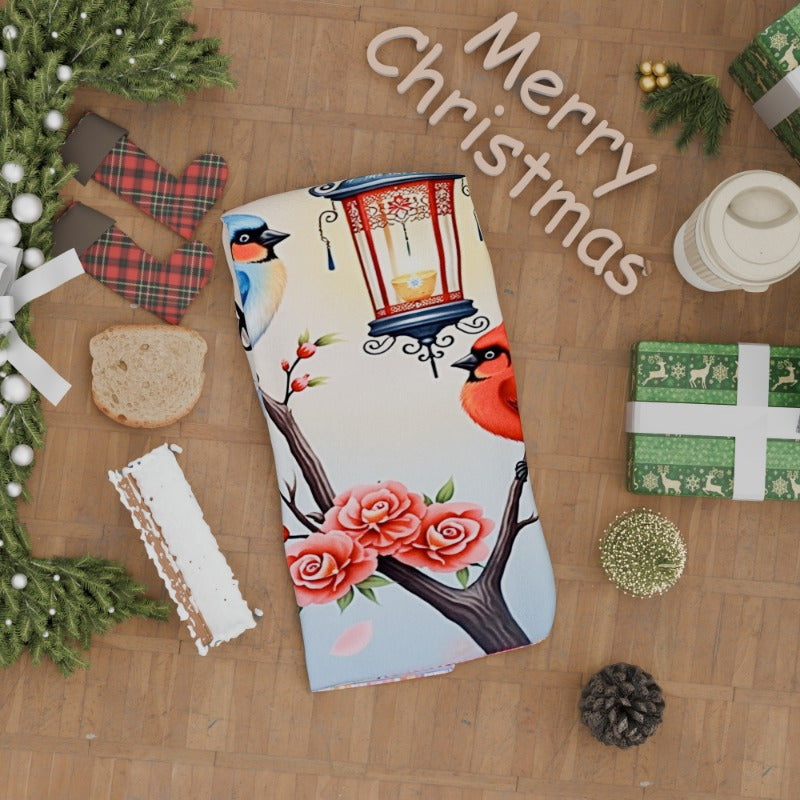 Soft Luxurious Christmas Towel 18x66cm Winter Holiday Decor