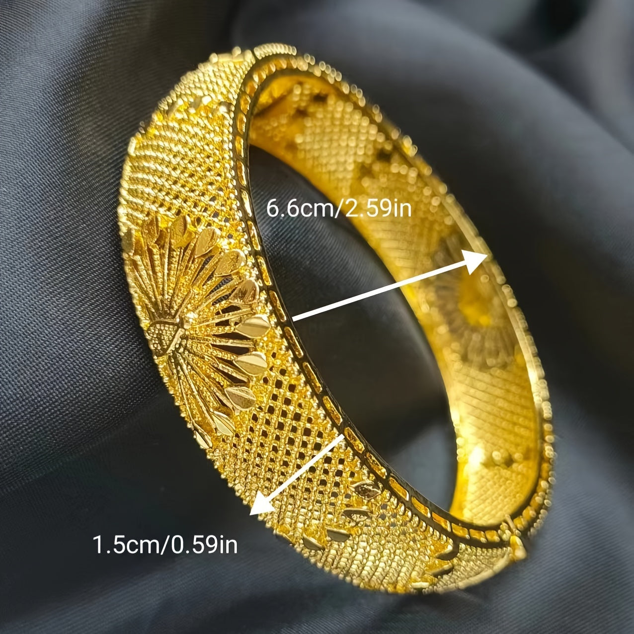 Gold-Plated Peacock Bracelet Set 4-Piece Jewelry Gift for Mother's Day Graduation