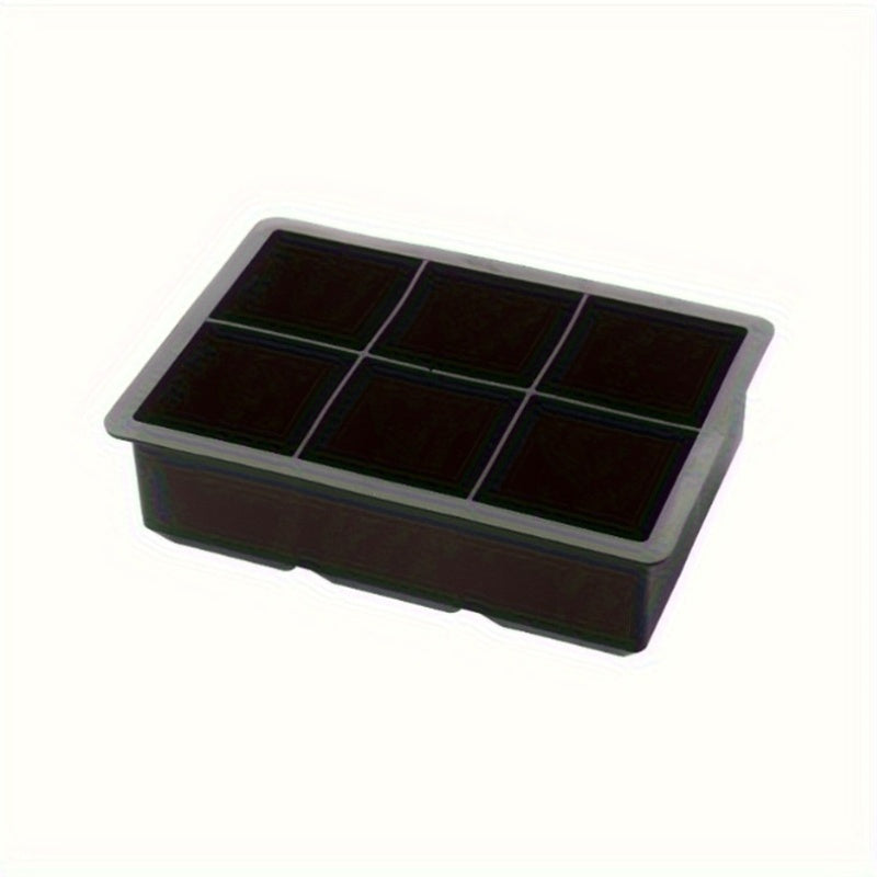 6pcs Large Silicone Ice Cube Trays With Lids Reusable No-Battery Beverage Cooling