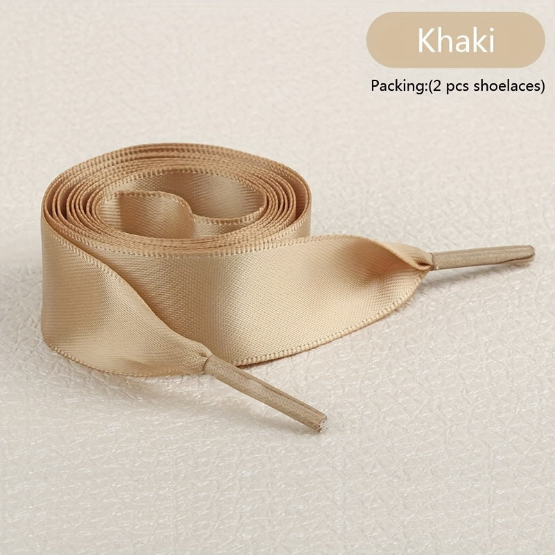 Unisex Polyester Shoelaces Solid Color for Sneakers and Boots