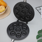 8-камерали тўқимасиз донат вафли тайёрлагич автоматик четни ёпиш, иккита томонли алюминий пишириш қўриқхонаси 26-30мм