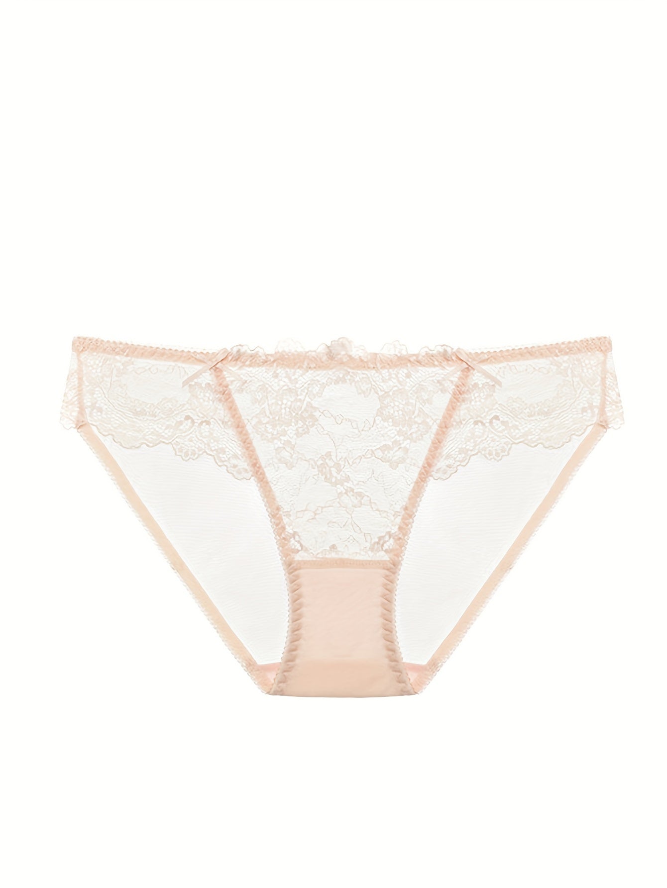 Women's Lace Lingerie Set with Molded Push-Up Bra and Briefs