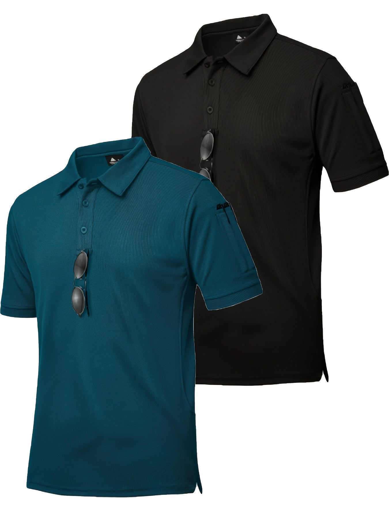 Camisas casuales para hombres, tela transpirable y elástica, verano, botones, color sólido