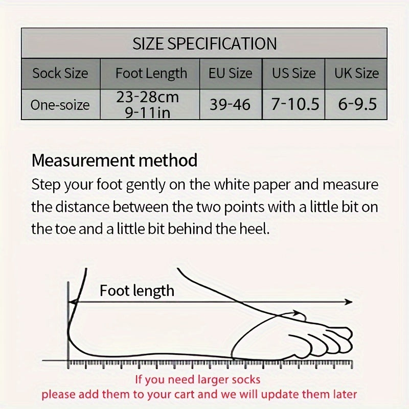 Men's Graffiti Pattern Breathable Knit Socks, 5 Pairs, Casual Outdoor Wear