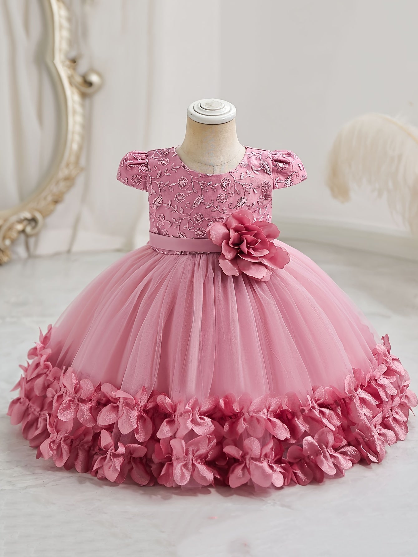 Girls Lace Princess Dress for Special Occasions and Birthdays