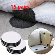15 Pairs Non-Slip Carpet and Sofa Grippers for Home and Office Use