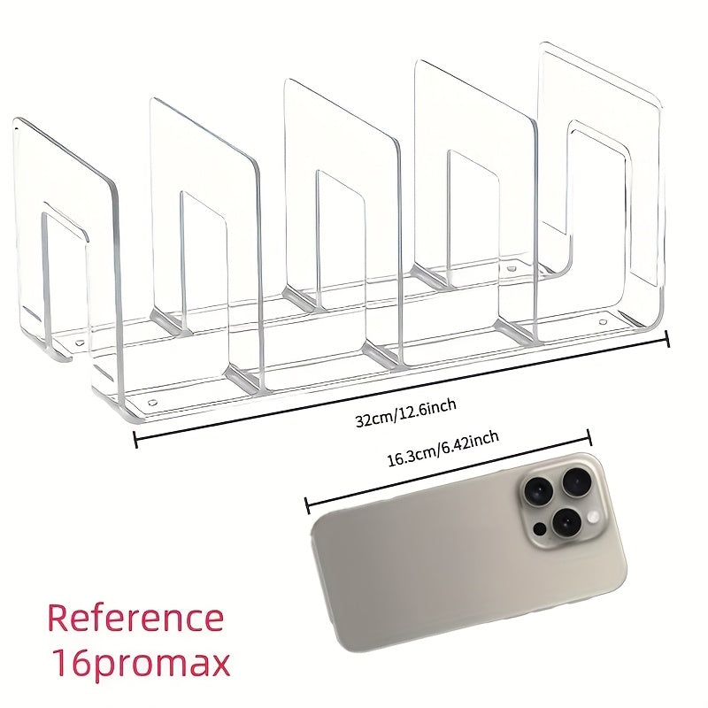 Органайзер для сумок из акрила с 4 разделителями для хранения в шкафу