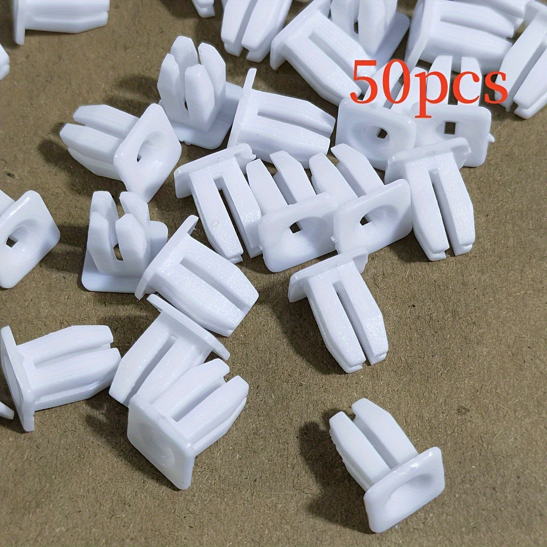 50PCS Auto Fastener Clips Self-Tapping Screws for Fender Mudguard Car Repair