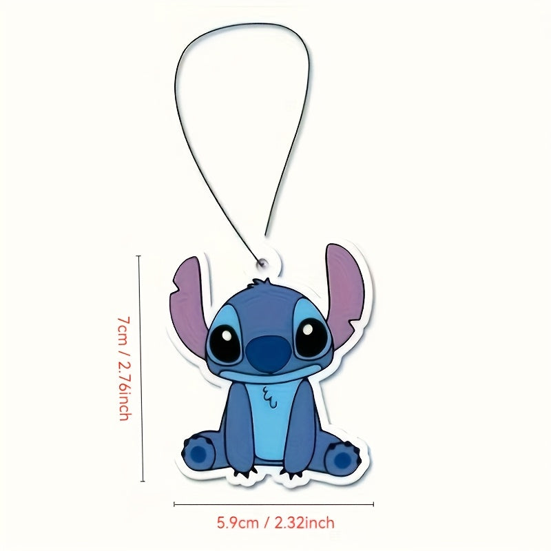 6pcs Cartoon Air Freshener Keychains for Car, Closet, Study Area, Durable Fragrance