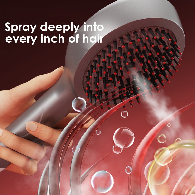 Scalp Massager with Vibrating Spray Head Comb for Home and Travel