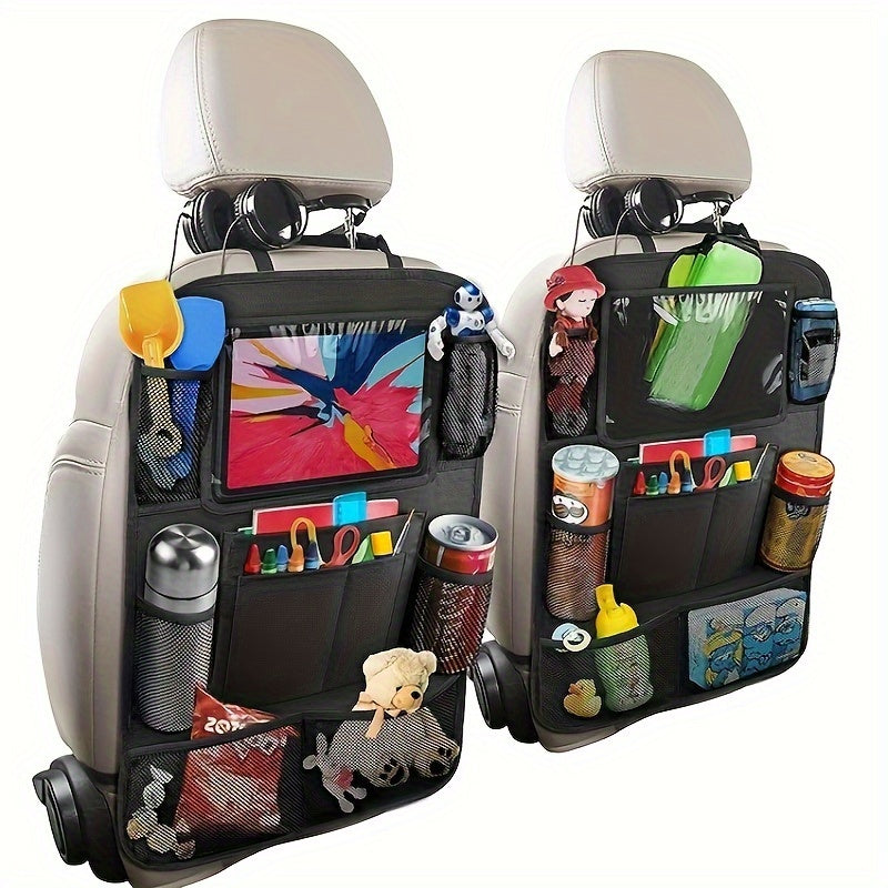 Car Seat Storage Bag Rear Seat Organizer Anti Kick Car Hanging Storage