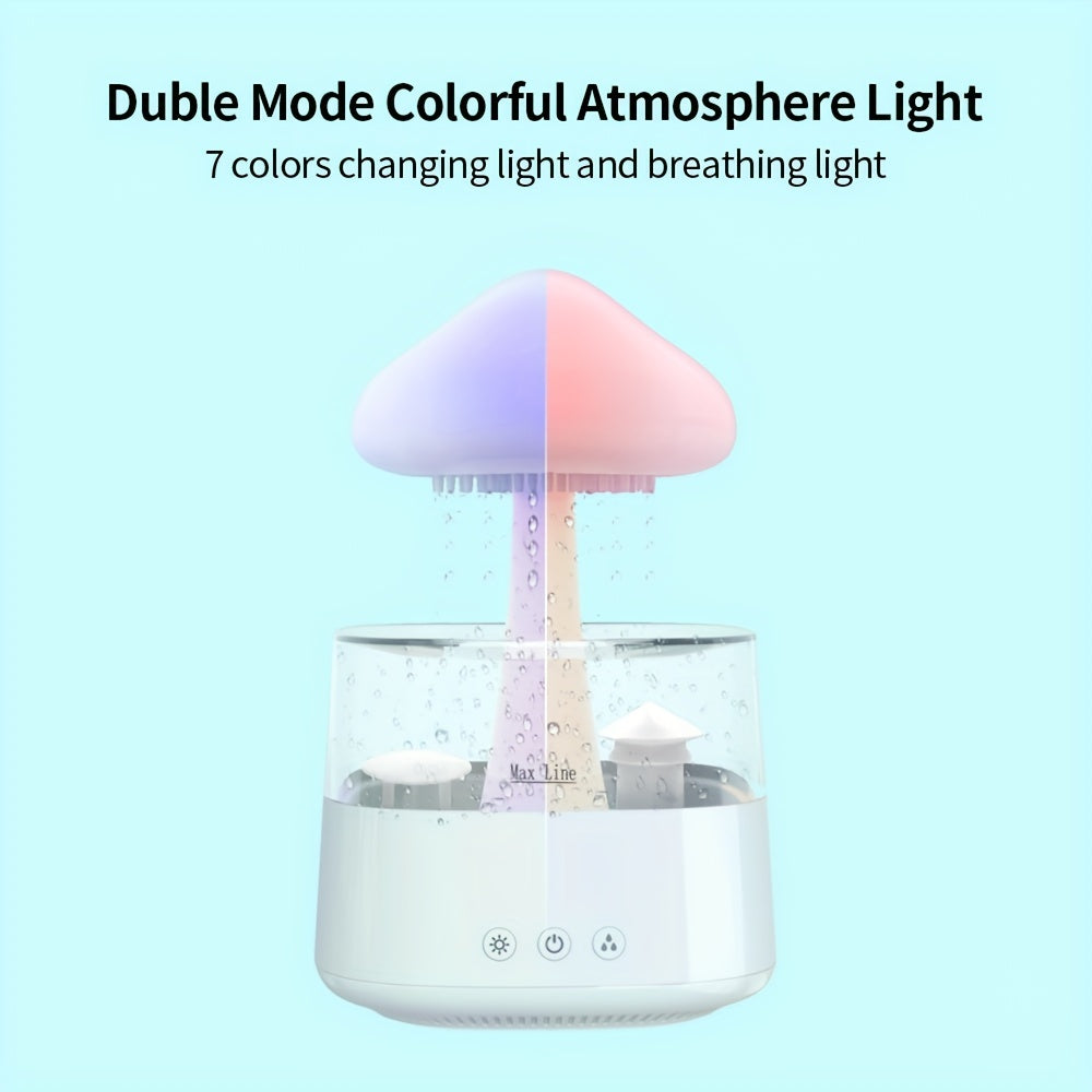 Kids Humidifier With Cloud Soundwave White Noise Night Light