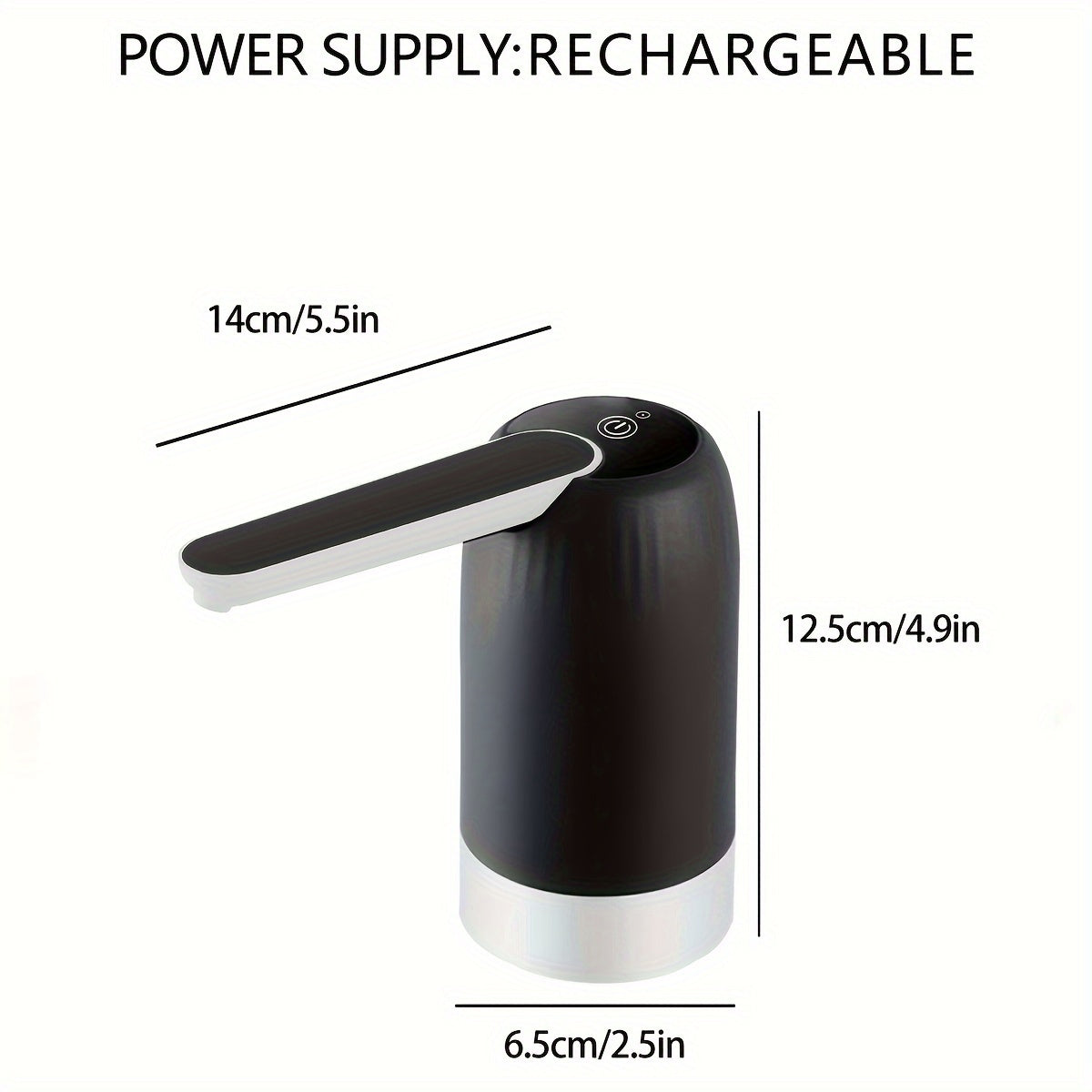 USB Rechargeable PP Water Tank Pump for Automatic Drinking Water Dispensing