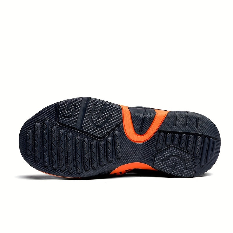 Kids' Summer Sandals Boys' Lightweight Breathable Rubber Sole Striped Blue Orange