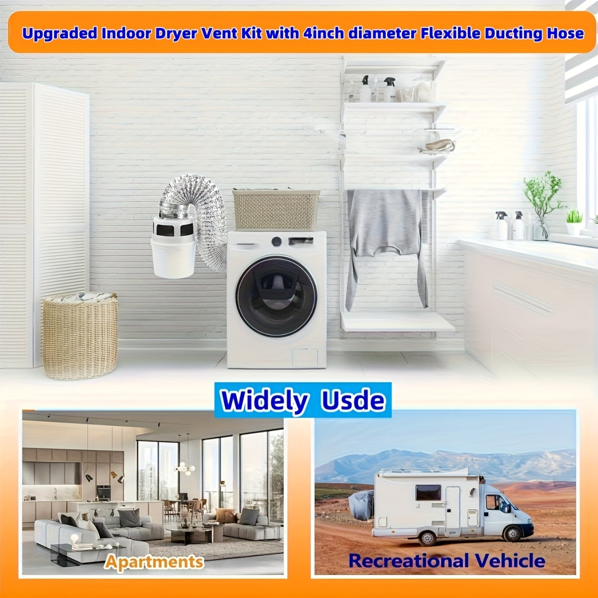 Комплект для ловушки ворса сушилки, гибкая вентиляционная система с фильтрующим цилиндром
