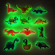 16pcs Luminous Dinosaur Shoe Charms for Shoes Sandals Fluorescent Dinosaur Decorations