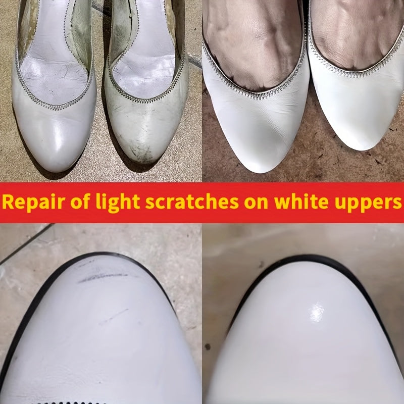 White Shoe Repair Cream 30g Leather Fix Kit for White Edges and Scrapes