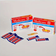 Breathable Nonwoven First Aid Bandages Pack of 100 for Wound Care