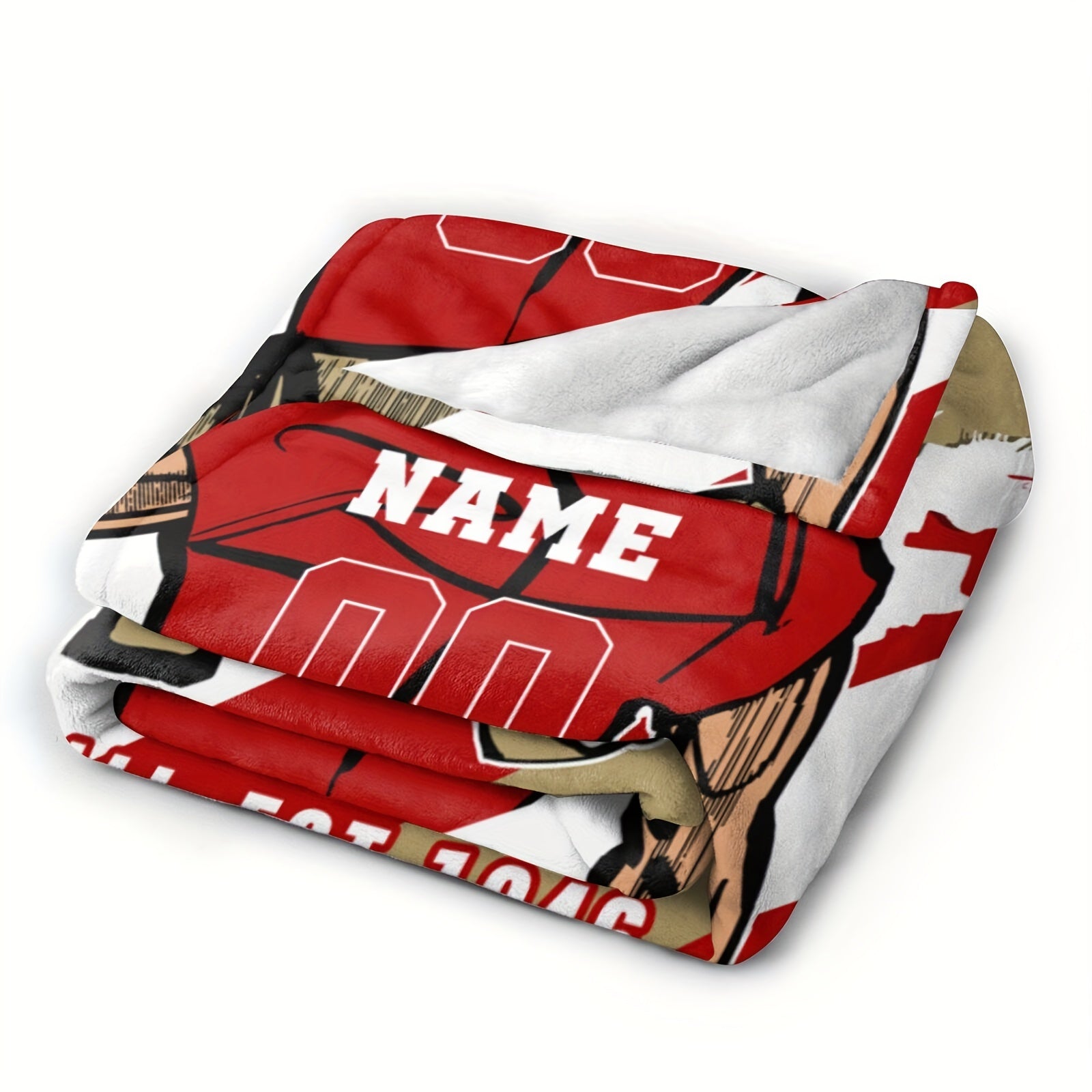 Personalized San Francisco Throw Blanket with Custom Name for Home Decor and Gifts