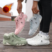 Women’s Winter Ankle Boots Leather Slip-Resistant Rubber Sole Cushioned Insole