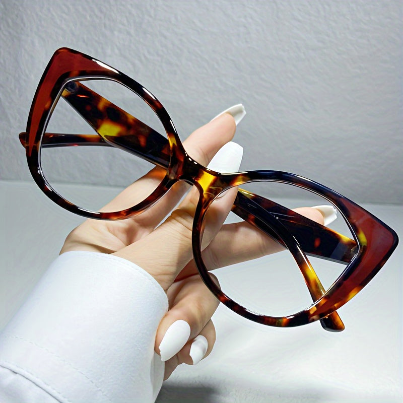 Unisex Blue Light Blocking Glasses Cat Eye Frame Clear Lenses Computer Spectacles