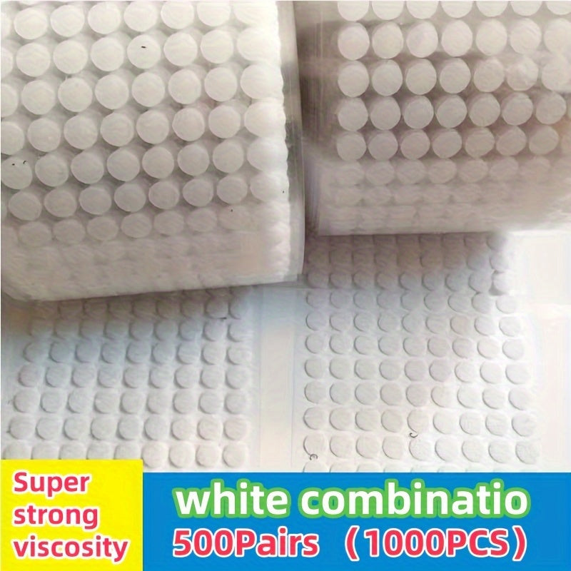 Cinta de nailon autoadhesiva de 0,394 pulgadas, 1000 piezas para organización de manualidades