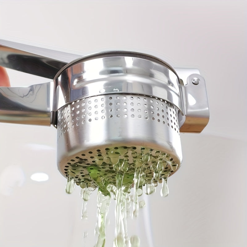 Нержавеющая сталь 2-в-1 соковыжималка для картофеля и лимона, овощной пресс, кухонный инструмент