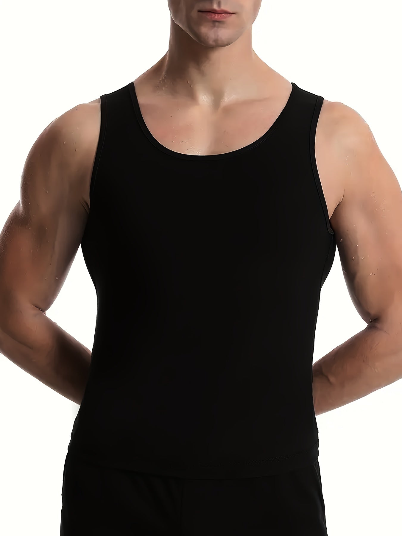 Men's Sweat-Wicking Athletic Tank Top for Running Training and Outdoor Sports