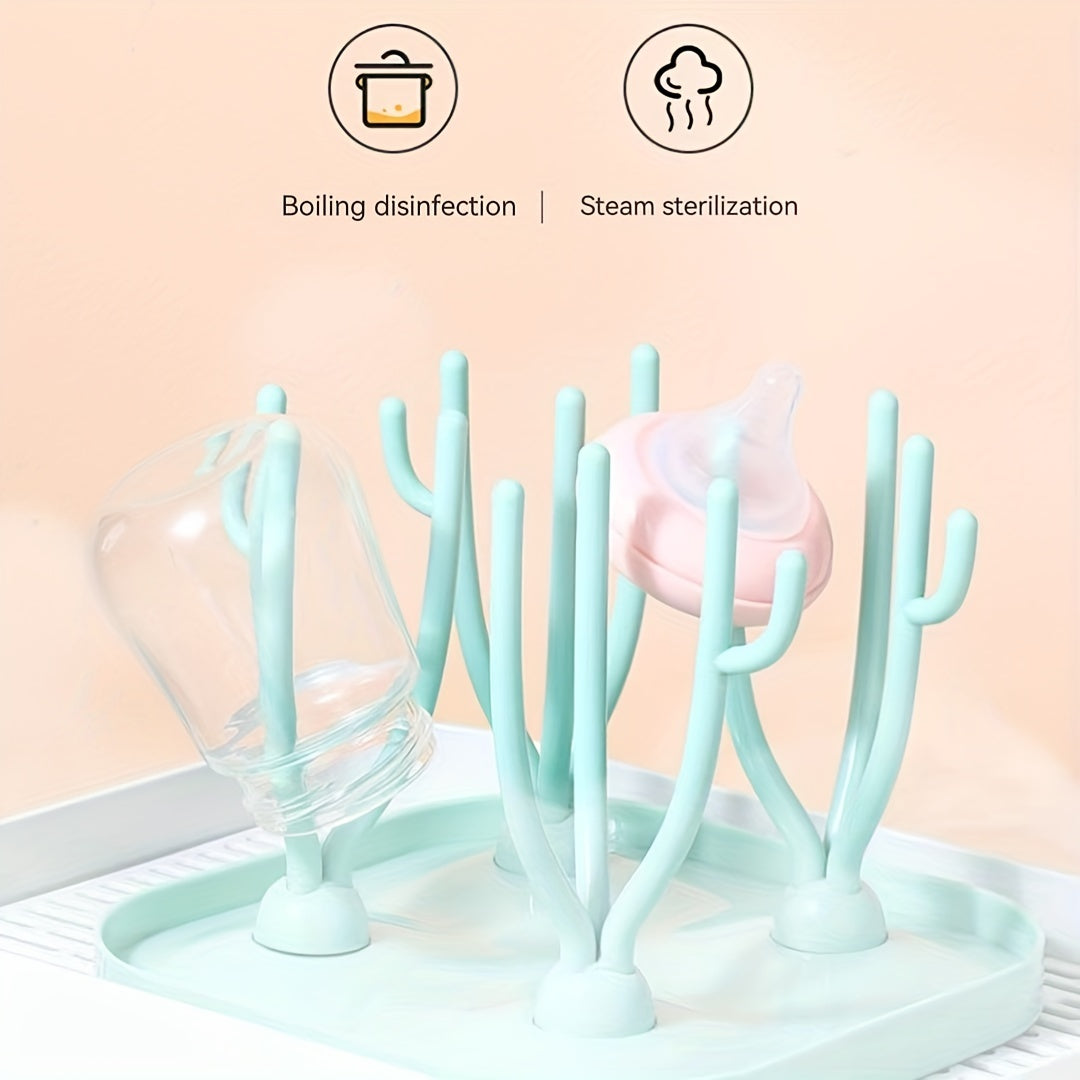 Baby Bottle Drying Rack with Removable Design for Bottles and Pacifiers