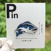 Koi Fish Enamel Pin for Men Zinc Alloy Fashionable Accessory