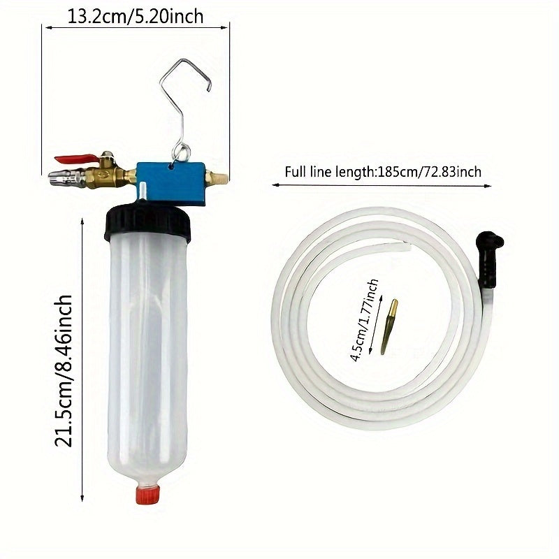 Универсальный шприц-насос для замены тормозной жидкости для легкой замены масла