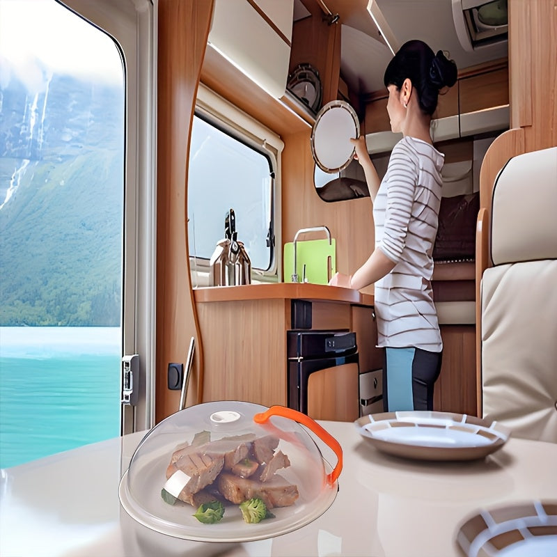 Mikroto'lqinli pech uchun oziq-ovqat qoplami, yog'ga chidamli splash guard, oshxona va tabiatda sayohat uchun