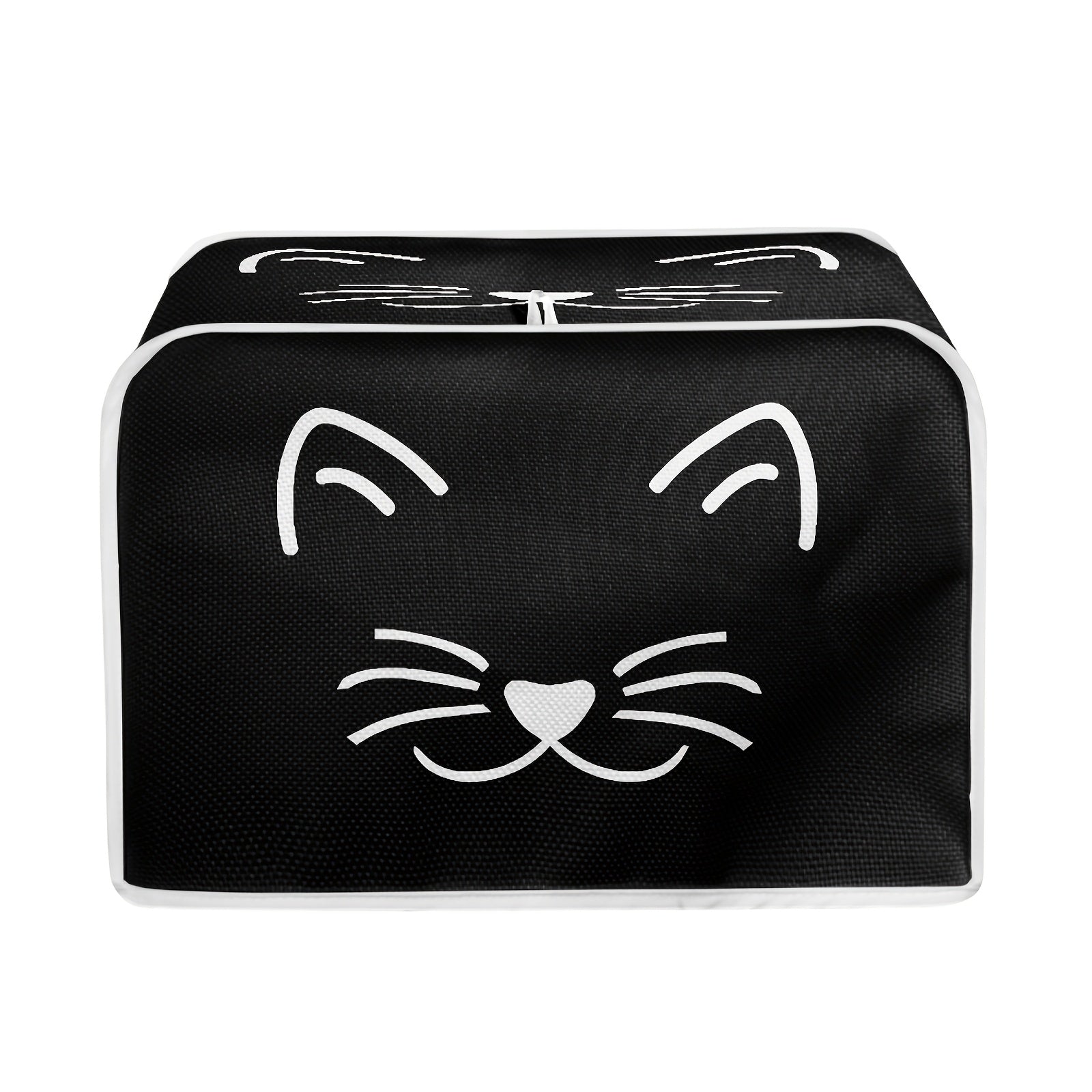 Cat Print Toaster Cover Dustproof Anti-Fingerprint Anti-Oil Machine Washable Kitchen Appliance Protector