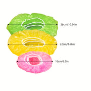 Juego de 24 tapas elásticas para alimentos para frutas, cuencos y tazas