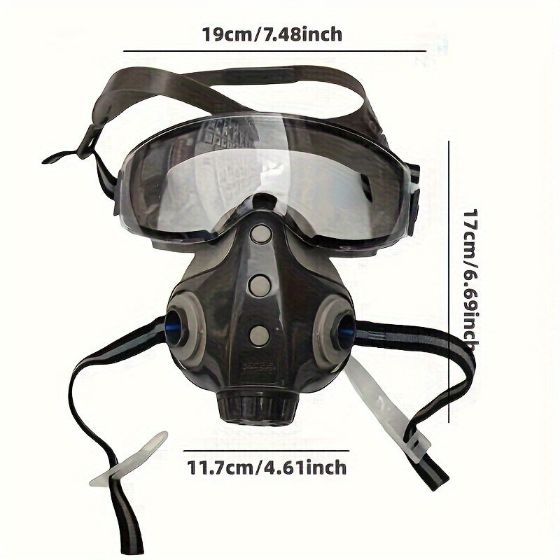 Washable Hypoallergenic Reusable Respirator Mask for Dust and Chemical Protection