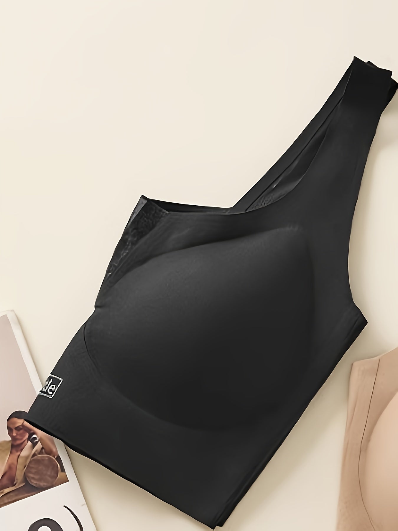 Бюстгальтер для спорта без швов с контролем живота и высокой поддержкой, с V-образным вырезом, для йоги, plus size