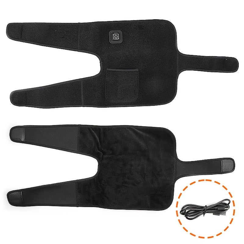 USB-quvvatlangan isitiladigan tizzali o'rash - Erkaklar va ayollar uchun massaj qiluvchi, oyoqni dam olish va iliqlik uchun mukammal.