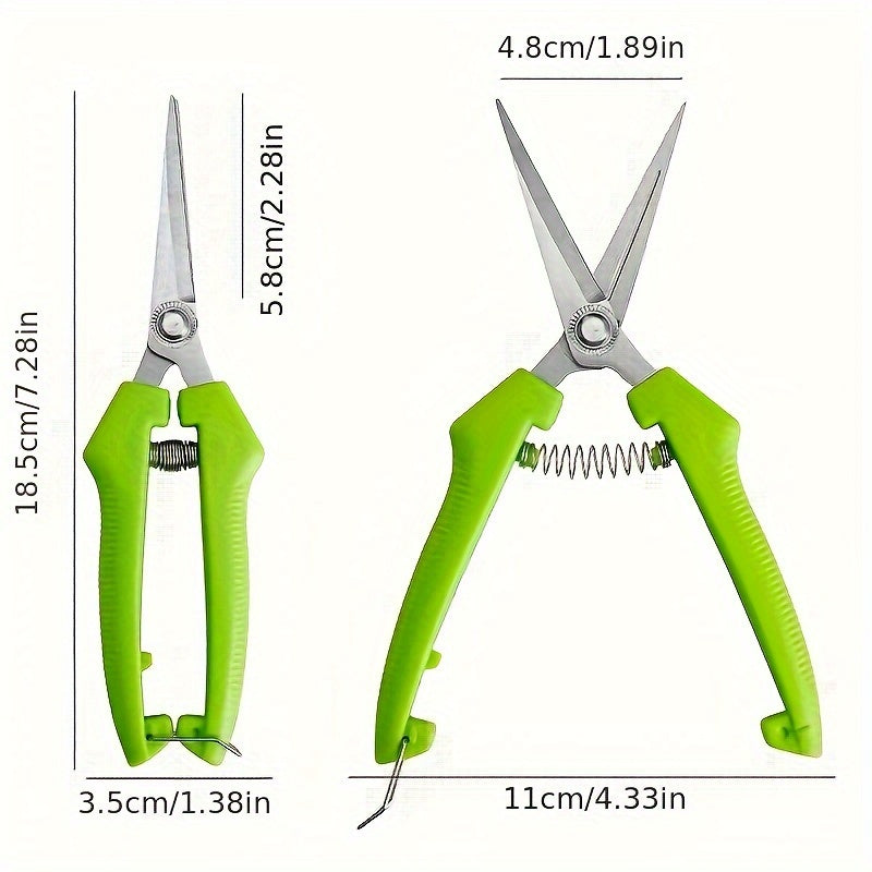 Stainless Steel Garden Shears for Effortless Cutting Classic Style No Battery Required