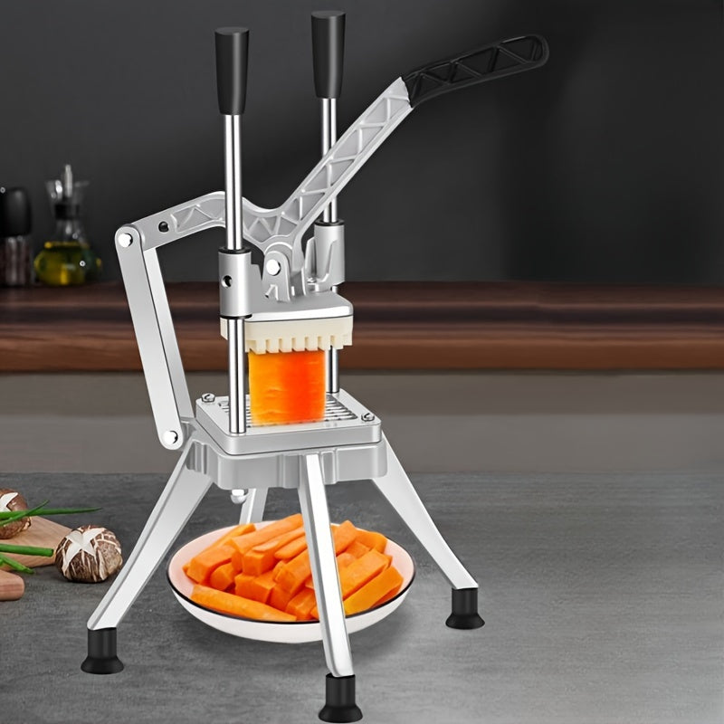 Aluminum Vegetable Chopper Manual Food Processor for Slicing Dicing Shredding