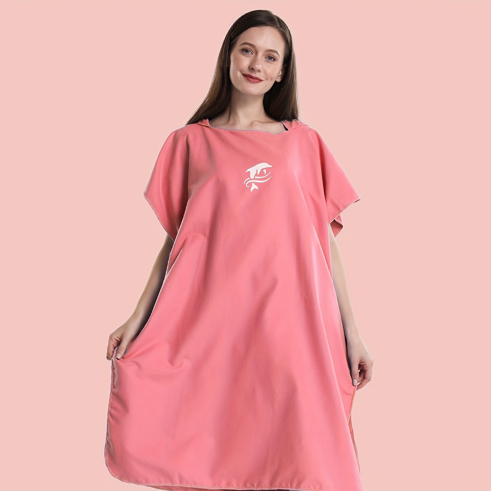 1 шт. Сёрф пончо полотенце, микрофибровый унисекс халат для серфинга, плавания, дайвинга, пляжа, один размер подходит всем.