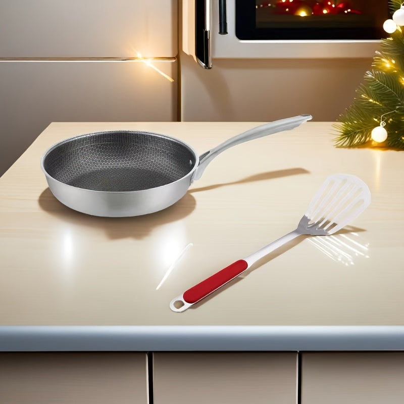 Ko'p funksiyali zanglamas po'latdan yasalgan qozon - yopishqoq, mukammal qovurish va steak pishirish uchun asal to'pi naqshi - har qanday turdagi taomlar, uyda foydalanish uchun, ko'p maqsadli, ixcham qozon.