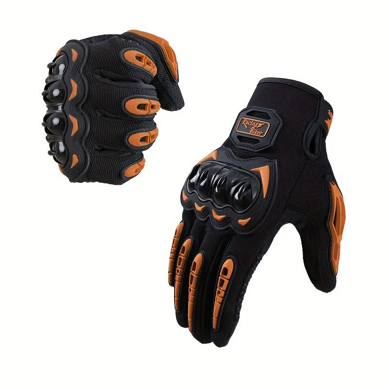 Men Women Touchscreen Motorcycle Gloves Breathable Summer Off-Road Riding