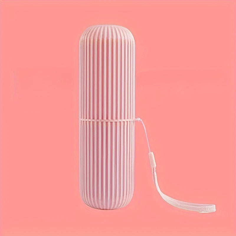 Portable Travel Toothbrush and Toothpaste Storage Case for Bathroom and Outdoor Use