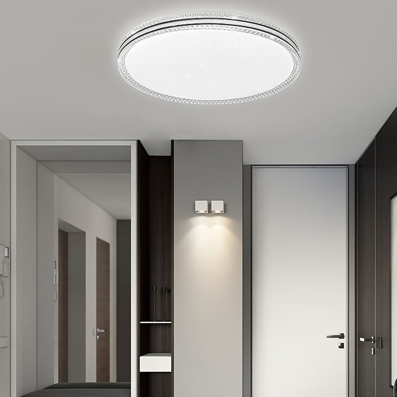 12.6 Inch LED Ceiling Light Fixture for Bedroom Kitchen Bathroom Hallway Daylight White 6000K