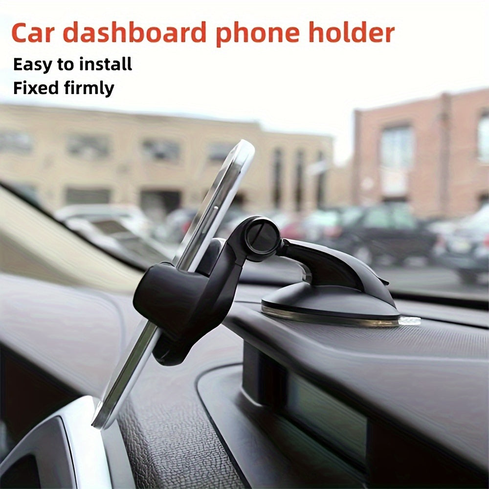 Universal Silicone Car Phone Holder Dashboard Mount 360 Rotation