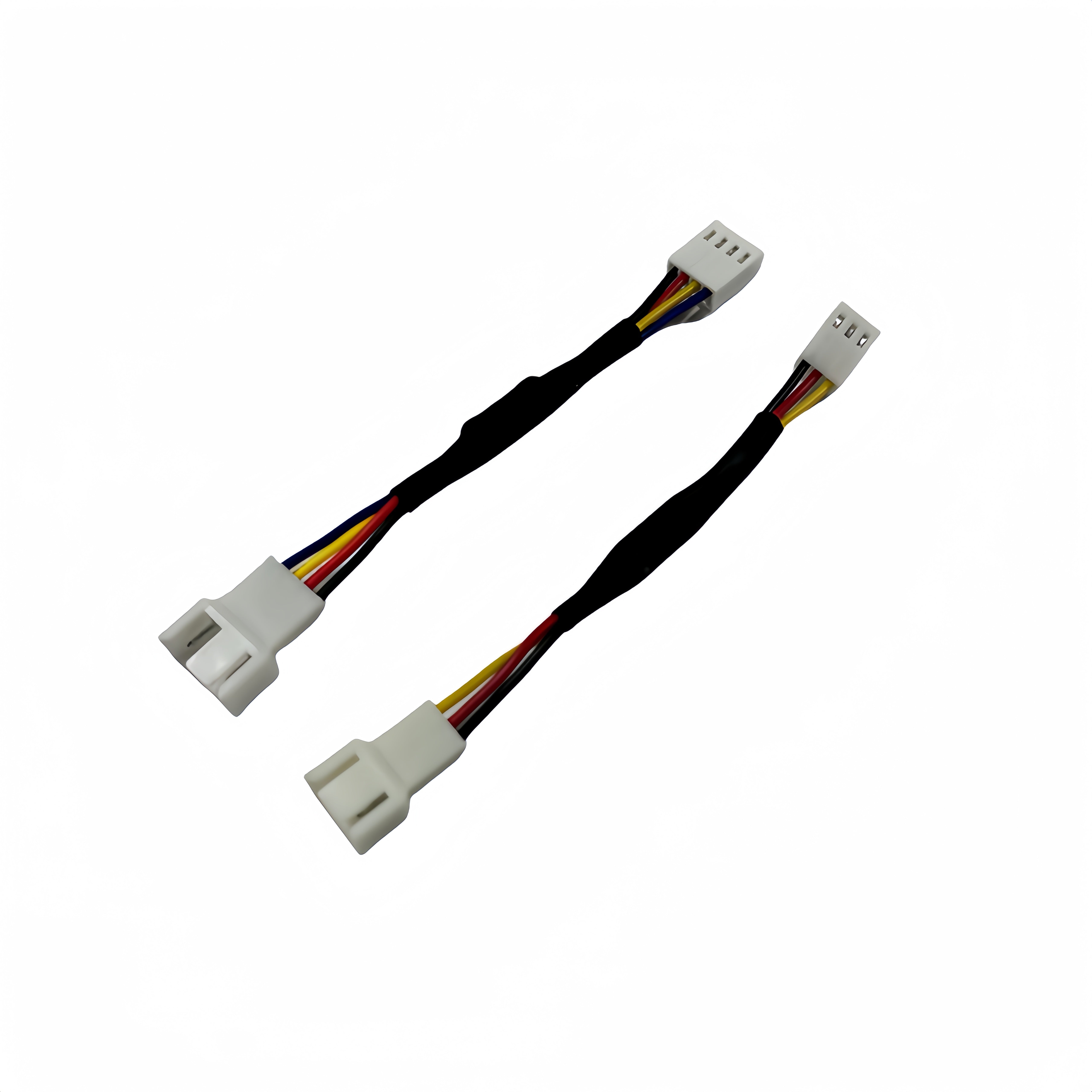 Cable de reducción de velocidad del ventilador PWM 2/4pcs para caja de ordenador, adaptador de corriente de 3Pin 4Pin