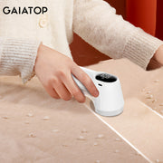 Fabric Shaver with Digital Display and Brush for Clothes Sofa Bedding White