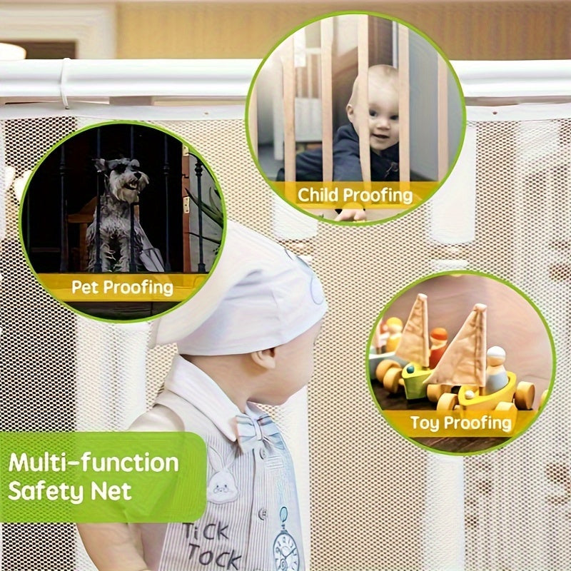 Durable 3M Safety Net for Stairs and Balcony Thickened Rope Child Guard