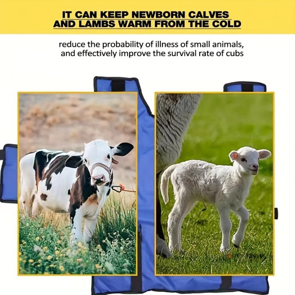 Yangi tug'ilgan sut moli uchun qovurg'a kamzog'i izolyatsiyalangan mato stall aksessuari