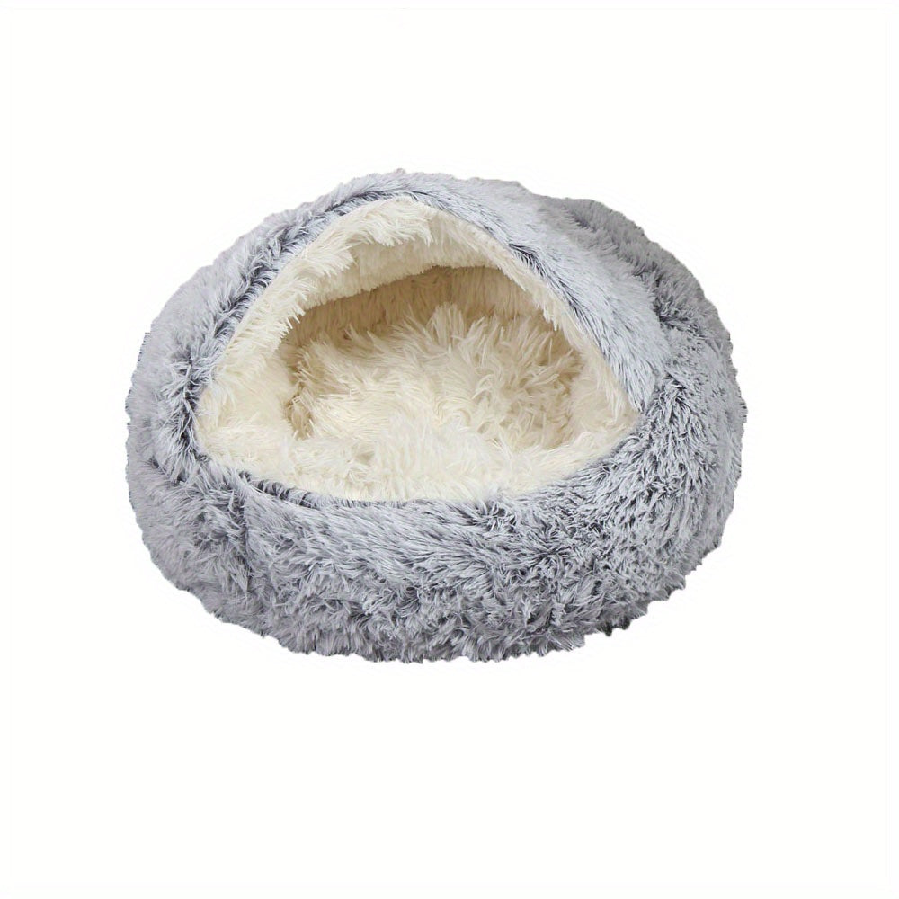 Yumshoq, iliq va qulay mushuk yotoqchasi zamonaviy dizaynga ega, barcha fasllar uchun mos, mushuklar va kichik uy hayvonlari uchun mukammal.